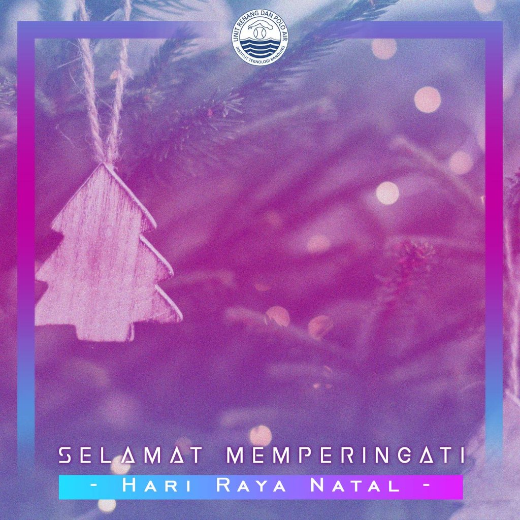[Selamat Merayakan Hari Natal 2019]
Christmas is about celebrating with people we care. May this bring you joy that lasts throughout the year.
URPA ITB mengucapkan Selamat Hari Raya Natal 2019 bagi yang merayakan!🎅☃️
#URPAITB #ITB #Swimmimg #VivaAquaria #InvitasiRenangGanesha