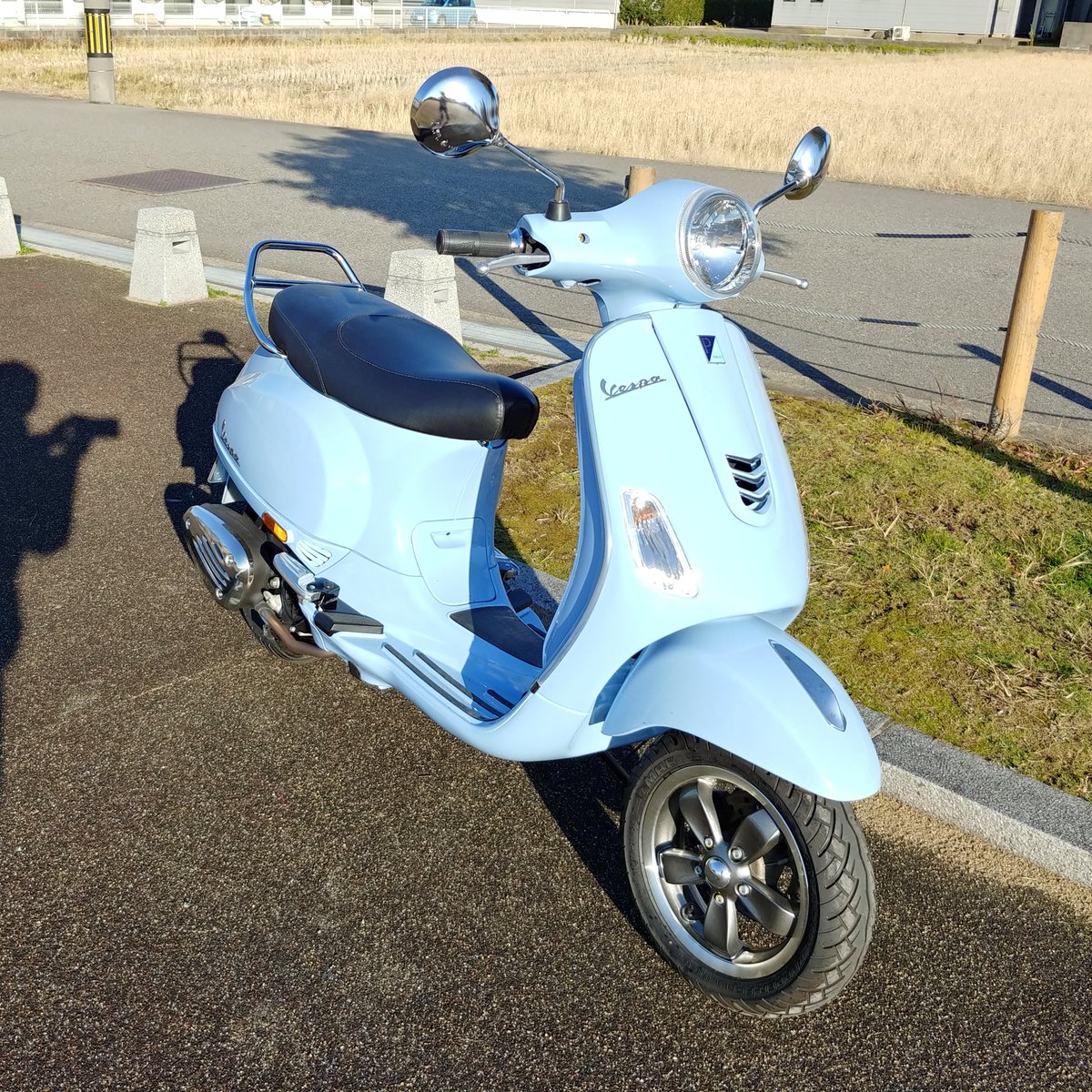 ベスパvxl125グラブバー