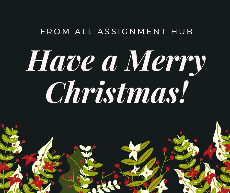 allassignmenth2's tweet image. May the sparkle and joy of Christmas fill your heart. I wish you a season filled with happiness and merry making.
Visit Our Website @ allassignmenthub.com
#christmastime #christmas #christmastree #xmas #bestassignmentservice #orderassignment #orderonlineassignment