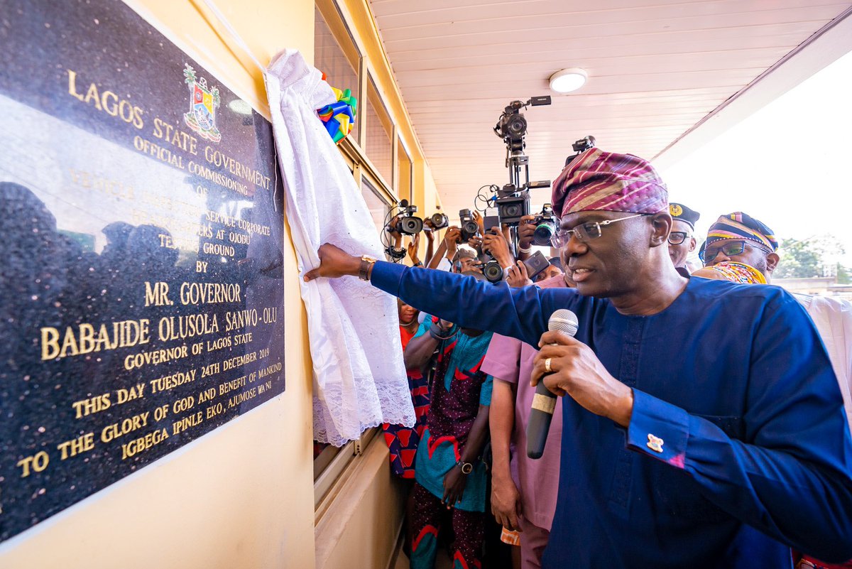 dr_oladeinde's tweet photo. Inaugurating Vehicle Inspection Service Operational Headquarters in Ojodu.

In the beginning of H.E Babajide Sanwoolu's administration; we promised to build a global Economic and financial hub Smart city; this we cannot achieve when we are not technologically driven. https://t.co/m7495xrb7D