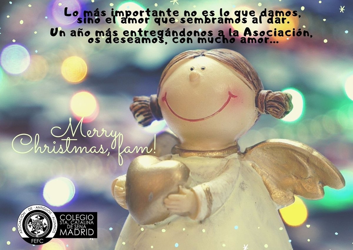 AAAStaCatalina's tweet photo. Feliz Navidad a todos https://t.co/0NBRg4xUzZ