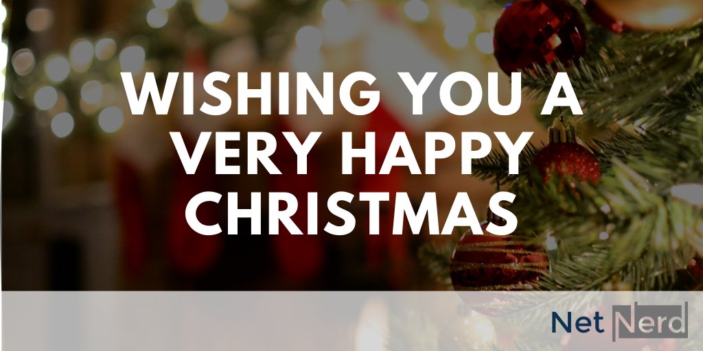 NetNerdUK's tweet photo. From all of us here at NetNerd, we’d like to wish all of our customers and followers a very happy Christmas! #christmas #christmasday #christmas2019 #happychristmas #webhosting #hosting #cloudhosting https://t.co/InyCLCsiTM