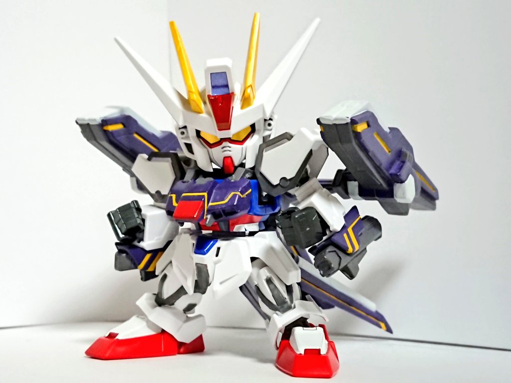 マツシマ 皆のストライクが見たい Sd Exと当時品プライズをミキシングした Sd Exライトニングストライクガンダム T Co Fvjwlcsy3f Twitter