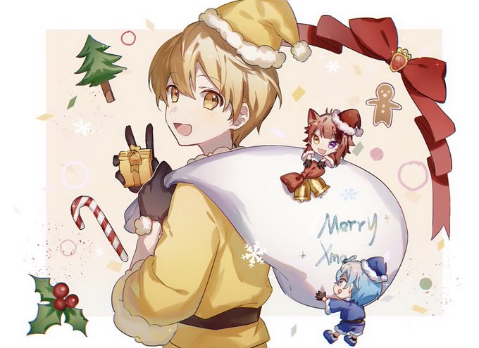 「金髪 メリークリスマス」のTwitter画像/イラスト(人気順)