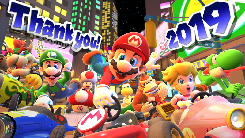 1 Year Anniversary Wallpaper!! Thanks for playing Mario Kart Tour!! : r/ MarioKartTour