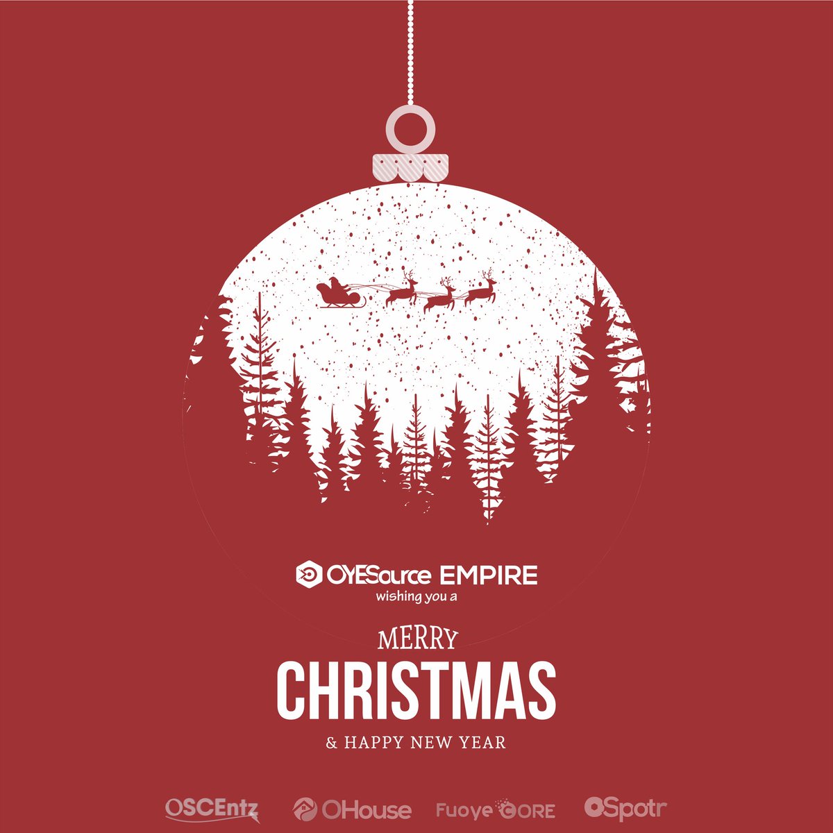 OSourceHQ's tweet photo. The gift of love. The gift of peace. The gift of happiness. May all these be yours at Christmas.

Merry Christmas to You 🥳

#MerryChristmas #OYESource #Entrepreneur #OYESourceEmpire #December25 #WarmWishes #Celebration https://t.co/AIny9lLLhV