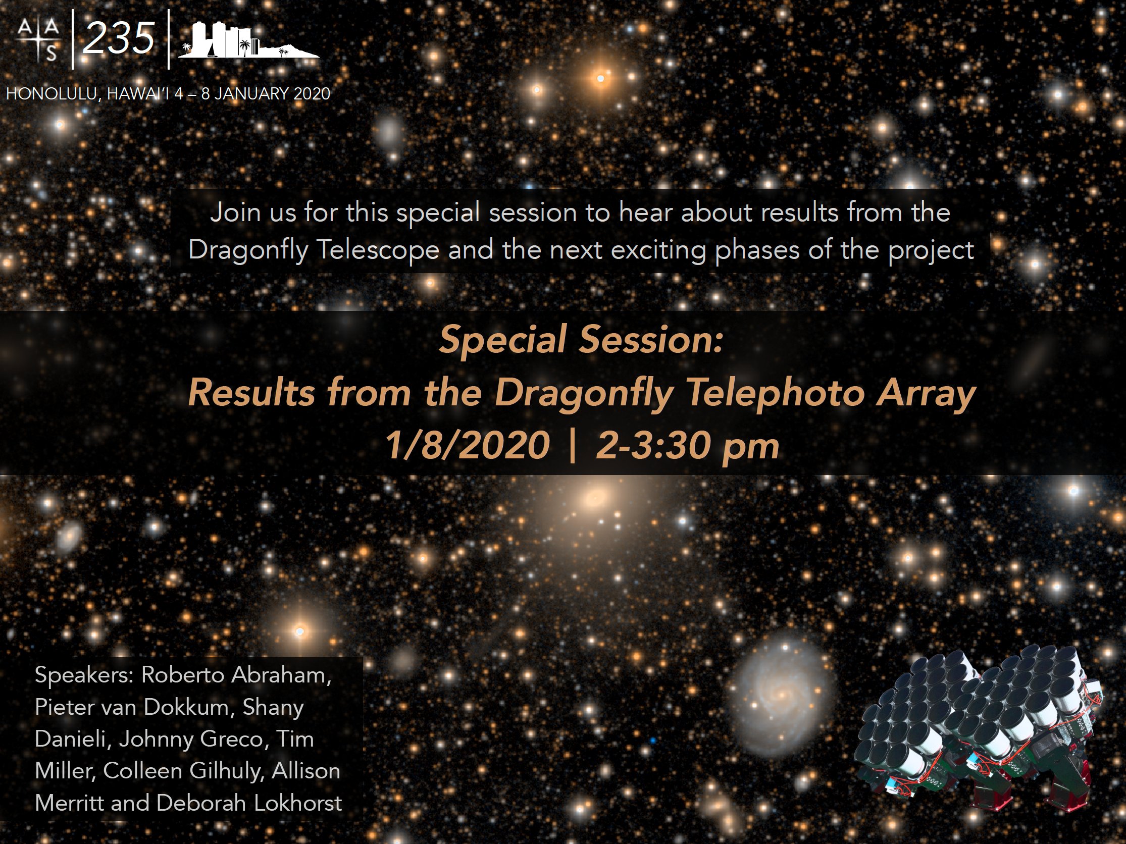 Dragonfly telephoto cheap array