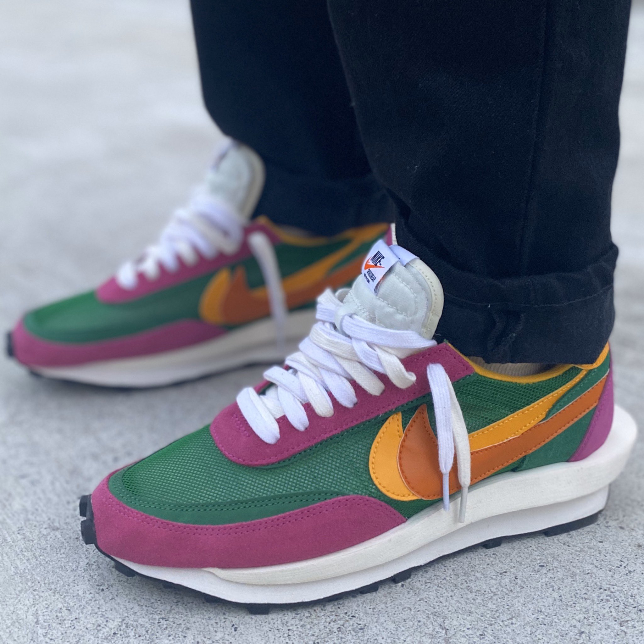 26.5　Sacai × Nike LD Waffle Pine Green