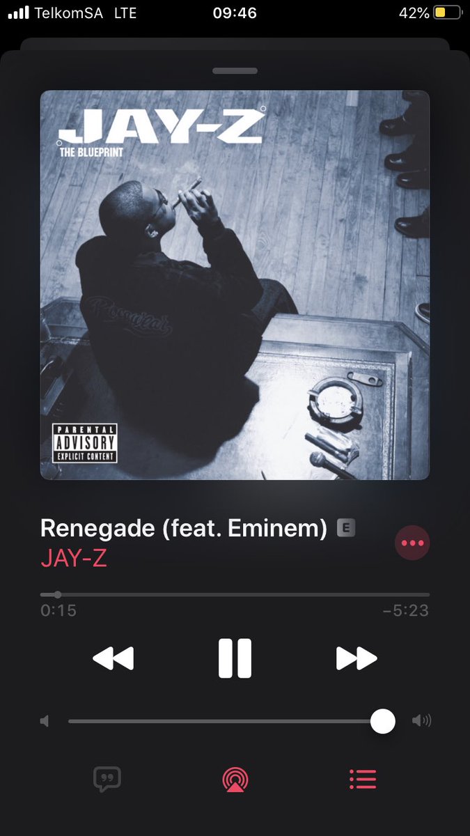What we not going to do is go into the next decade with the Em bodied Jay-Z on Renegade narrative.
