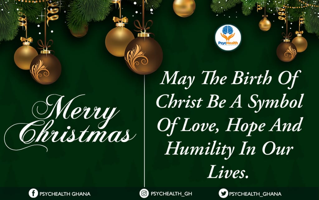 KobinaMensahUTD's tweet photo. Merry Christmas to you all from we at @psychealthghana https://t.co/QYqPrvOC4P
