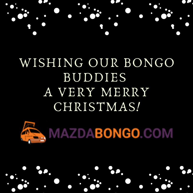 MazdaBongoShop's tweet photo. Happy Christmas to all our Bongo Buddies, we hope you have a great day! #mazdabongo #fordfreda #bongolife #bongobuddies #vanlife #merrychristmas https://t.co/smT7Wta2cZ