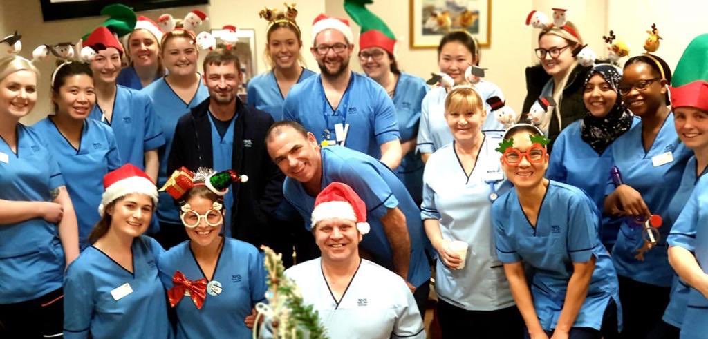 Merry Christmas to you all from the AMU Christmas team.  #MerryChristmas #Christmas #healthcare #NHSChristmas #NHS