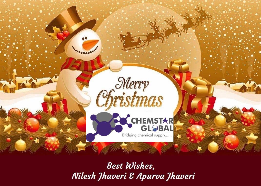 Wishing everyone a very Merry Christmas 🌲🎁 and Happy Holidays from Team <a href="/chemstarglobal/">Chemstar Global Products LLP</a> 
#merrychristmas #seasonsgreetings #happyholidays #chemicals #specialtychemicals #chemstar #chemstarglobal