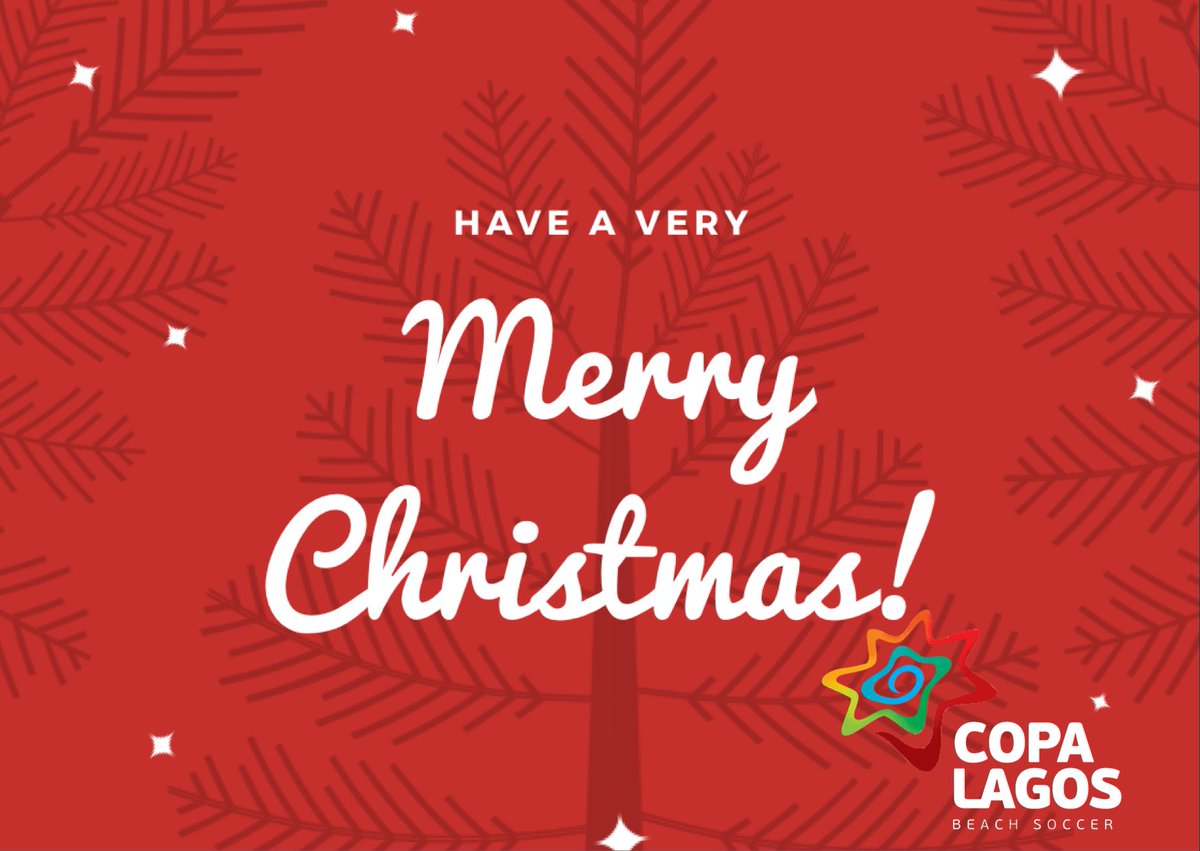 CopaLagosBS's tweet photo. It’s one of the most wonderful times of the year! And we wish you a very wonderful day. Merry Christmas from us❤️😎🎉. #copalagos https://t.co/2Q6RUKsxL7