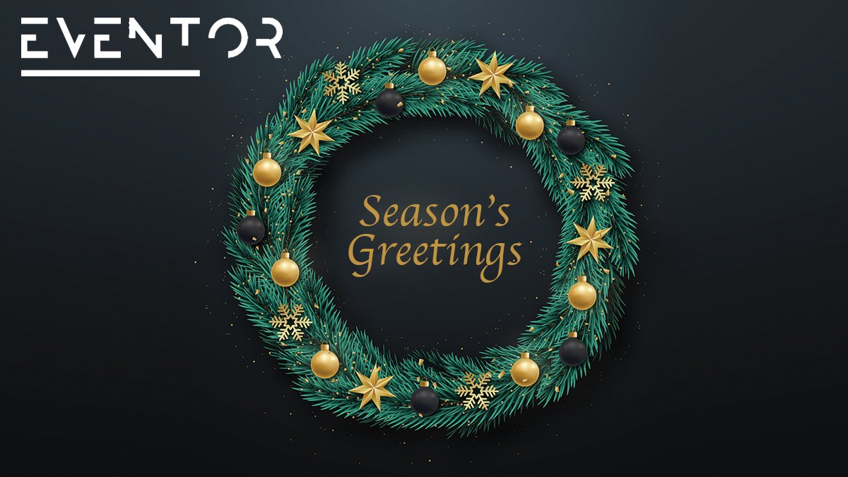 eventorgrp's tweet photo. Greetings of the Season and best wishes for the New Year!

#HappyHolidays #Dubai #SeasonsGreetings #Eventor https://t.co/l94eiJYymx