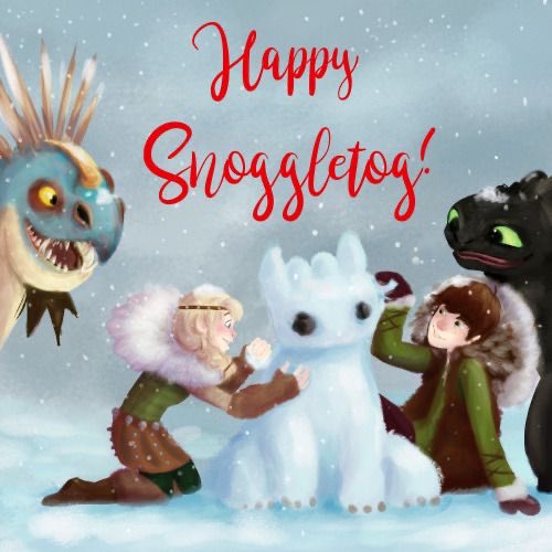 LegendaryClutz's tweet photo. Happy Snoggletog everyone! 

And for the southerners: happy Christmas heh https://t.co/punQ6x7WDL