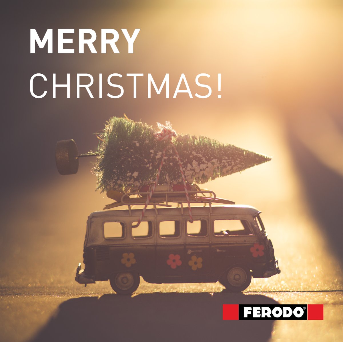Ferodo wishes everyone a Merry Christmas. Don't stop the festivities!