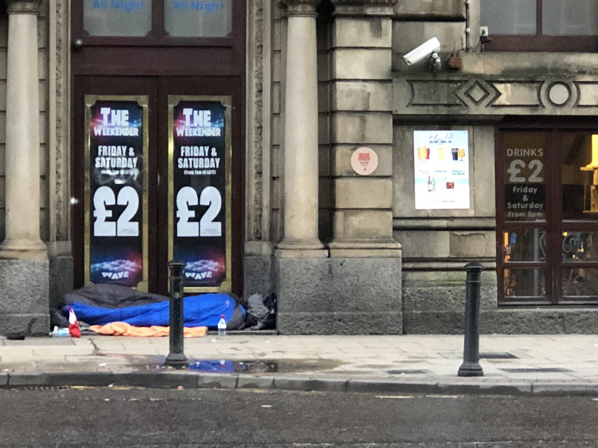 Manchester at sunrise on Christmas Day.