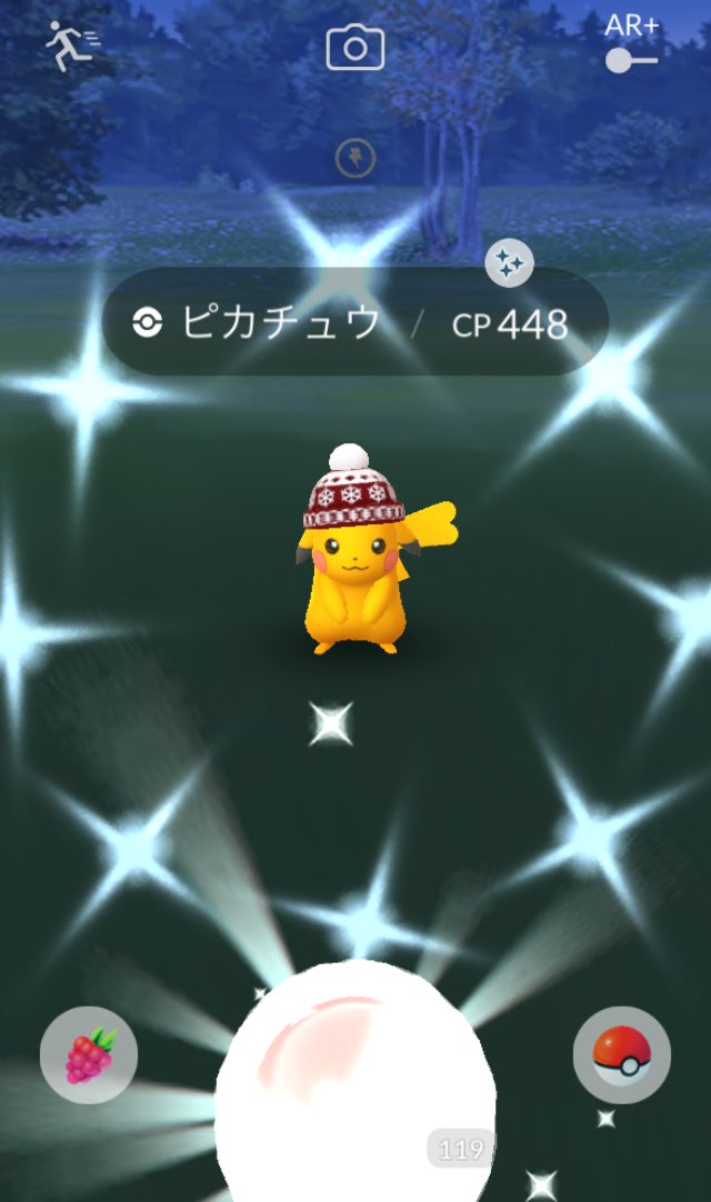 色違い帽子ピカチュウ