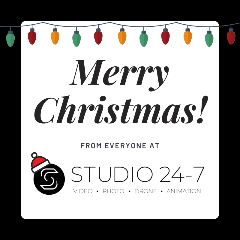 Studio247video's tweet photo. We're wishing all of our clients and followers a VERY Merry Christmas!🎅 

We hope you have a lovely day and we can't wait to be back creating great videos in 2020!👊 

#MerryChristmas #videography #videoproduction https://t.co/6TSwRvgrIC