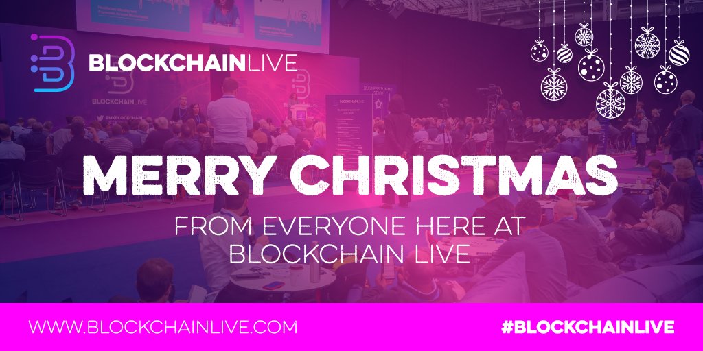 Merry Christmas from everyone here at Blockchain Live! 

We look forward to seeing you for Blockchain Live 2020! #blockchainlive