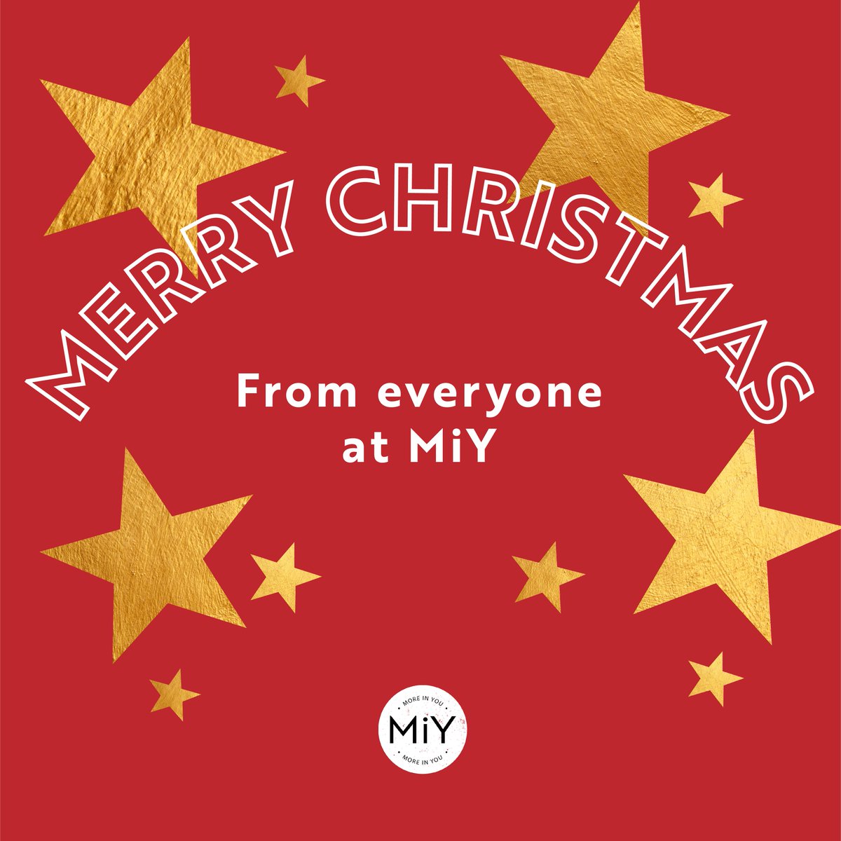 Merry Christmas from MiY! Have the best time celebrating and we hope to see you in the new year!