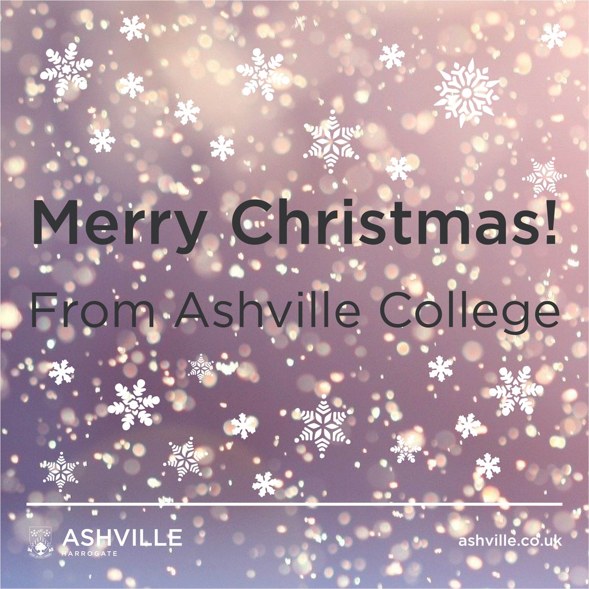 We wish you a very merry Christmas from everyone at Ashville College!