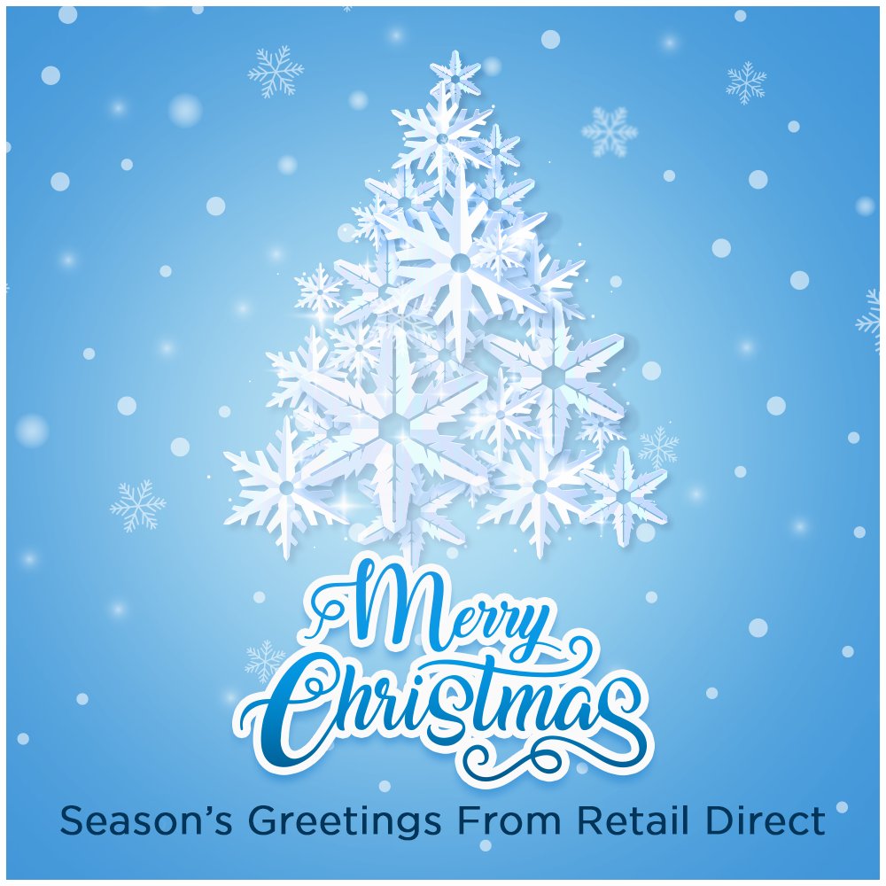 Season’s Greeting from Retail Direct – wishing you all a magical Merry Christmas! 🎄