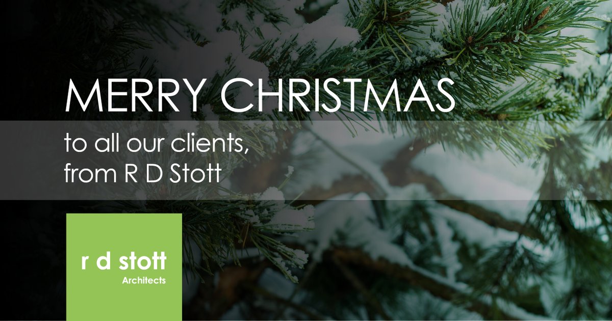 RDStott_Archs's tweet photo. Wishing a Merry Christmas to all our clients, from R D Stott Architects https://t.co/0InuVxrCh0