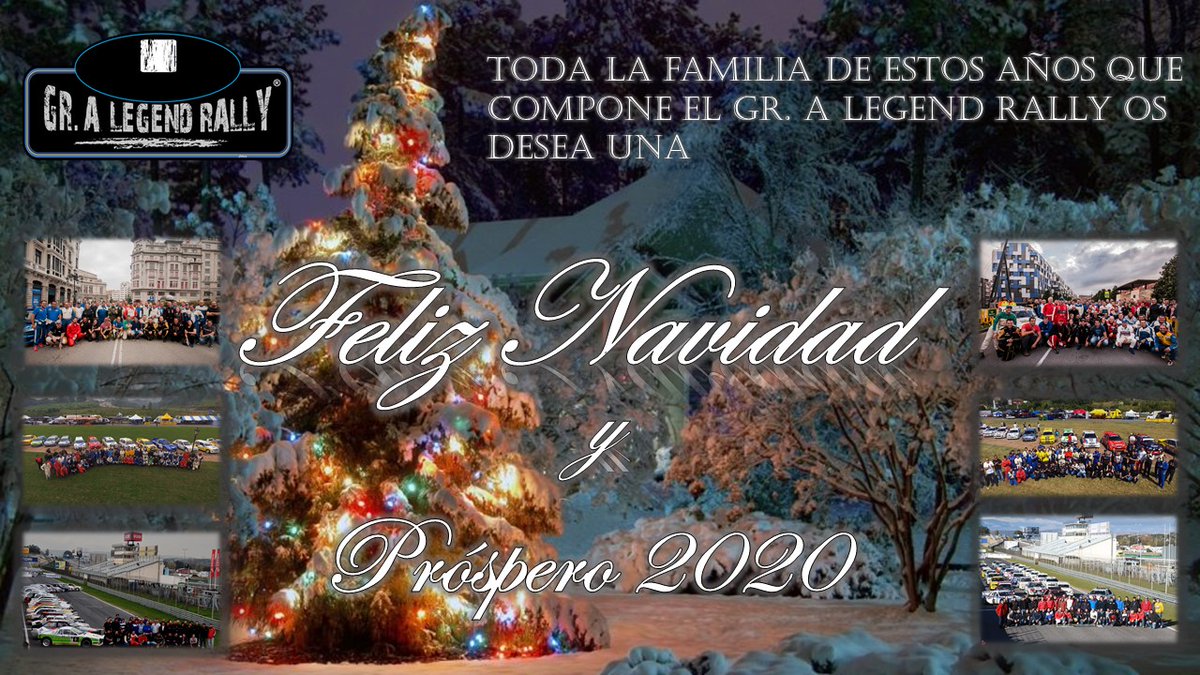Feliz Navidad de toda la familia que compone el Gr. A Legend Rally.