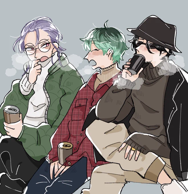 クリスマス絵を描く時間がねえー!
これは冬に缶コーヒー飲むタートルネックどついたれ… 