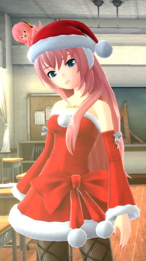 otherred's tweet photo. #巡音ルカクリスマス 
#DIVAF2nd https://t.co/C4ujtsHF7k