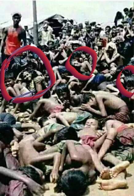 They are preparing to take the Genocide fake photos.
But, some actors's face are smile.😂
ဂ်ီႏိုဆိုဒ္လုပ္တယ္ဆိုၿပီး
 fake ဖိုတိုရိုက္ေနေသာ္လည္း သရုပ္ေဆာင္မသာေလာင္းေတြရဲ႕မ်က္ခြက္ေတြက
ျပံဳးေနၾကေသာအခါ..😂😂
#Kmh