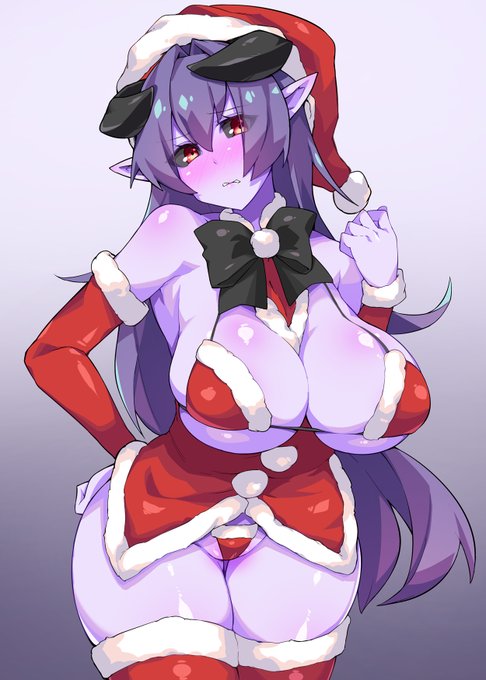 💜😈メリクリ絵👿💜
ギリ間に合った🥳 