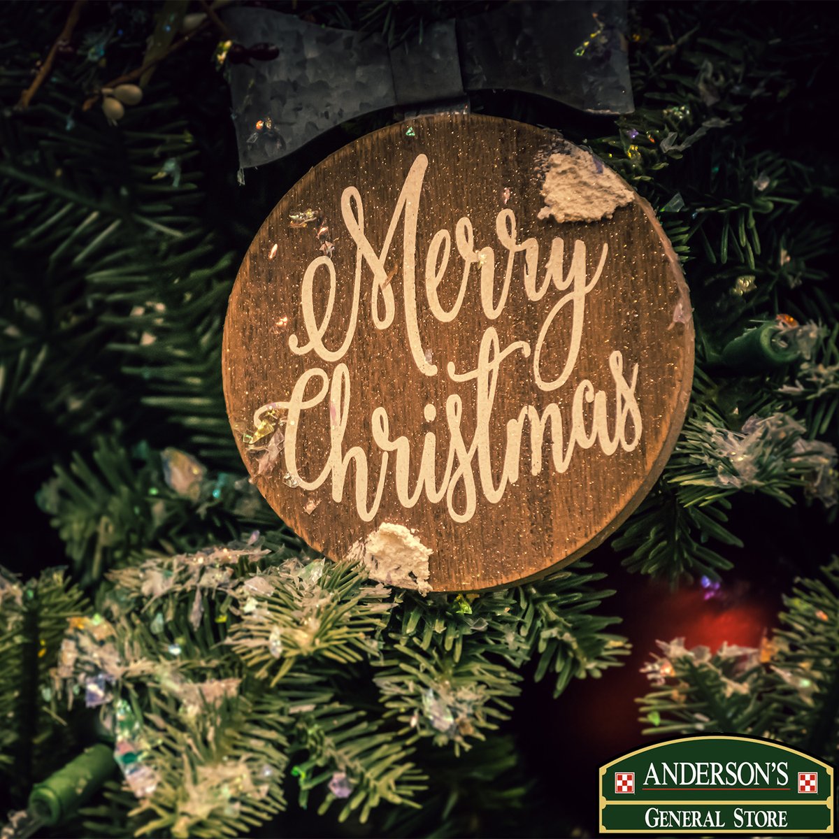 AGSSTATESBORO's tweet photo. Wishing everyone a VERY MERRY CHRISTMAS from Anderson's General Store!
#AndersonsGeneralStore #AGS #MerryChristmas https://t.co/NNtW8U5b7I