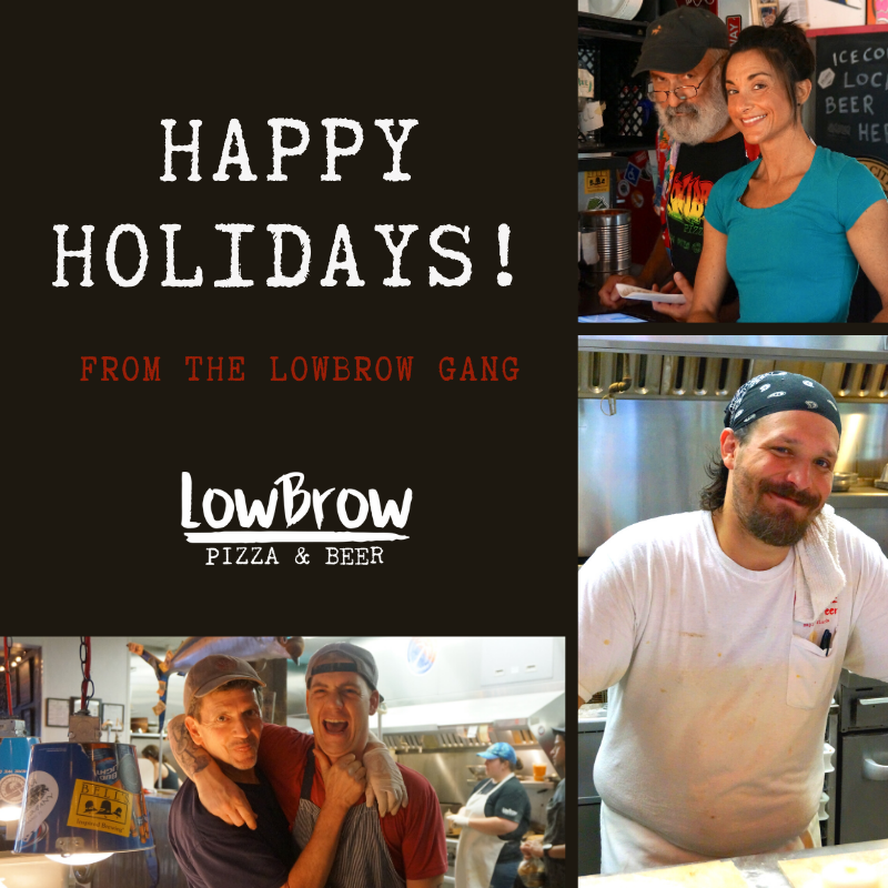 LowBrowPizza's tweet photo. Happy Holidays! Who's ready for some eggnog? 

#lowbrowpizzaandbeer #alocalmadejoint #grittyeastnaples #naplesfl #craftpizza #craftbeer #pizza #pizzalover #instafood #beer #beerporn #instabeer #craftnotcrap #happyhour https://t.co/oTYWwpqGU7