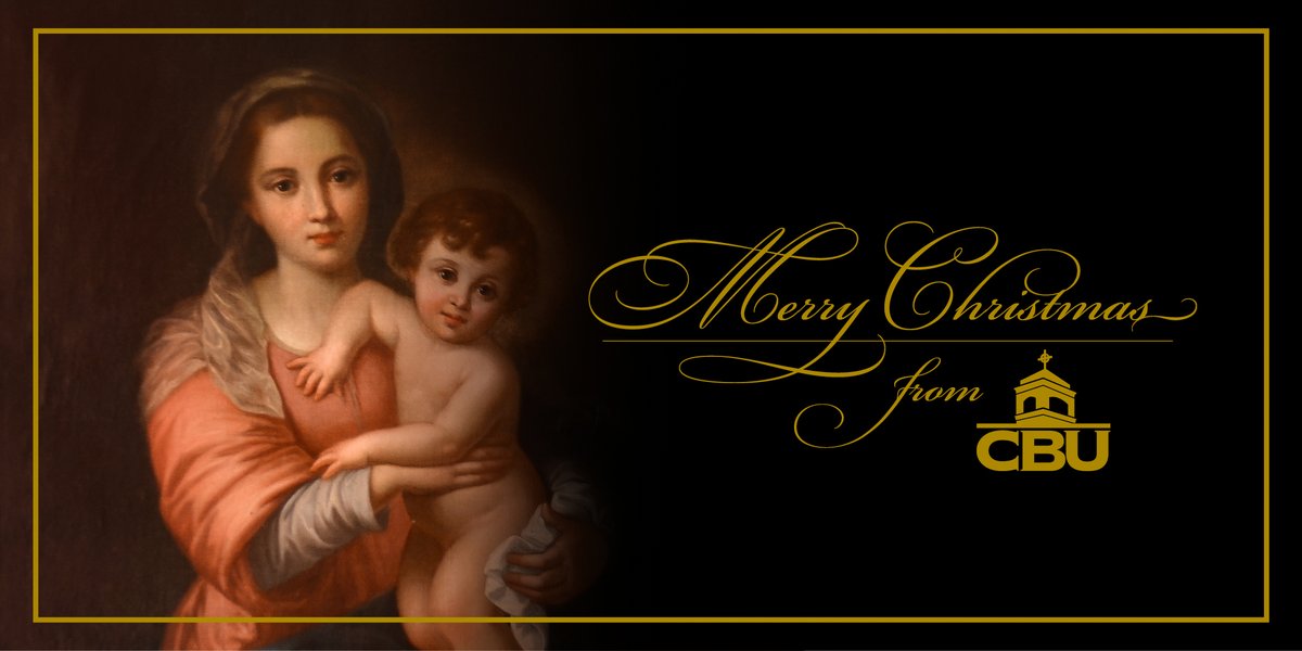 FromCBU's tweet photo. May the peace and joy of Christmas and the holiday season be with the CBU Community today and throughout the new year. ("Madonna and Child" by Mary Solari, from the Solari Collection at CBU) https://t.co/AytirmSbuK