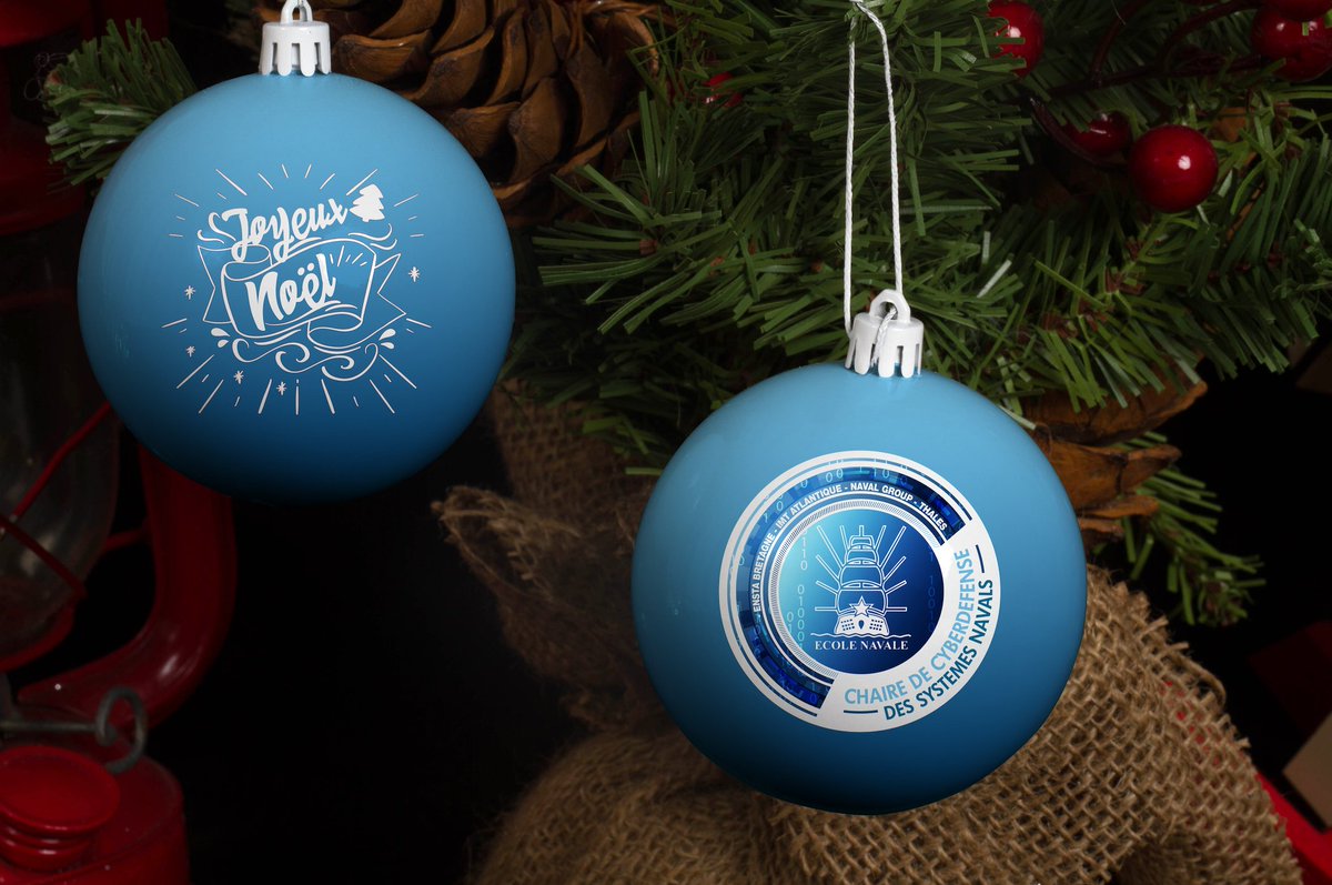 boules de Noël de la @CyberNavalChair