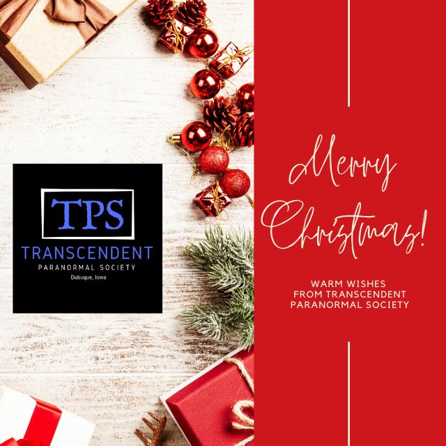 TranscendentPS's tweet photo. We here at Transcendent #Paranormal wish all of you a very Merry #Christmas. May your day be filled with whatever brings you joy this holiday season. https://t.co/BjPSkjdWdp