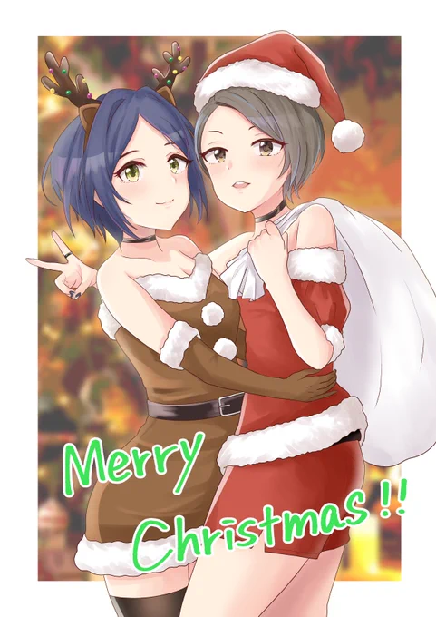 飯田サンタとトナカイ速水?
#速水奏 #飯田友子 