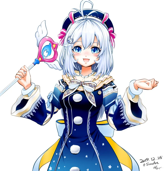 新衣装シロちゃん!!!!すこ!!!
#SiroArt 