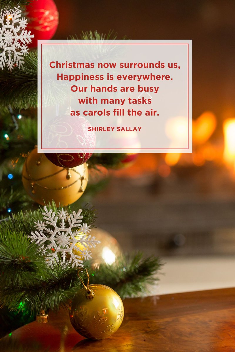 FolksOfHistory's tweet photo. "Christmas now surrounds us, Happiness is everywhere. Our hands are busy with many tasks as carols fill the air." - Shirley Sallay https://t.co/1knEjBNDel