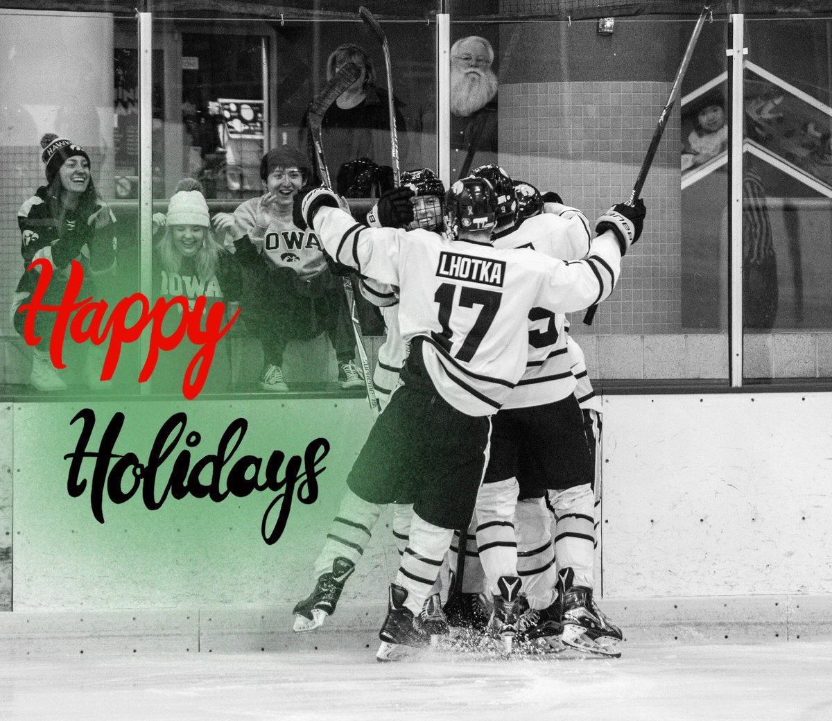Happy Holiday from all the boys and coaches. #TEAMFIRST @achamensd2