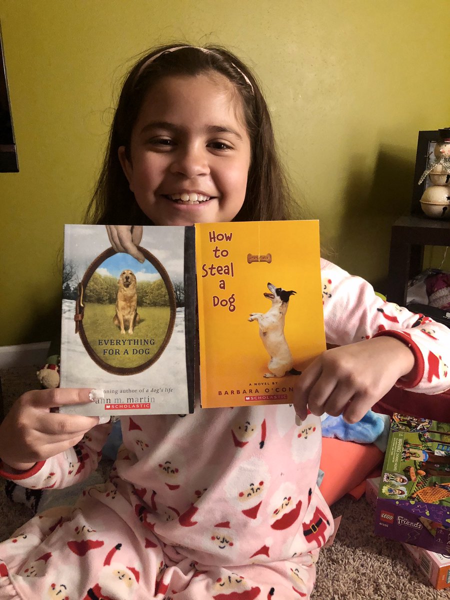 MrsShafer5's tweet photo. It’s not Christmas in the Shafer house without new books! They were just as excited about these as any of their toys...happy heart❤️😃 @Scholastic for the win!
#MerryChrismas #newbooks #fetch22 @laurenTarshis @goraina @SarahDarerLitt @barbaraoconnor @AuthorAnnMartin #Thankful https://t.co/UdYIUe5Rz3