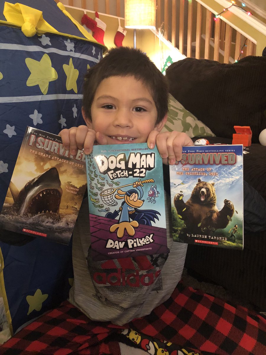 MrsShafer5's tweet photo. It’s not Christmas in the Shafer house without new books! They were just as excited about these as any of their toys...happy heart❤️😃 @Scholastic for the win!
#MerryChrismas #newbooks #fetch22 @laurenTarshis @goraina @SarahDarerLitt @barbaraoconnor @AuthorAnnMartin #Thankful https://t.co/UdYIUe5Rz3