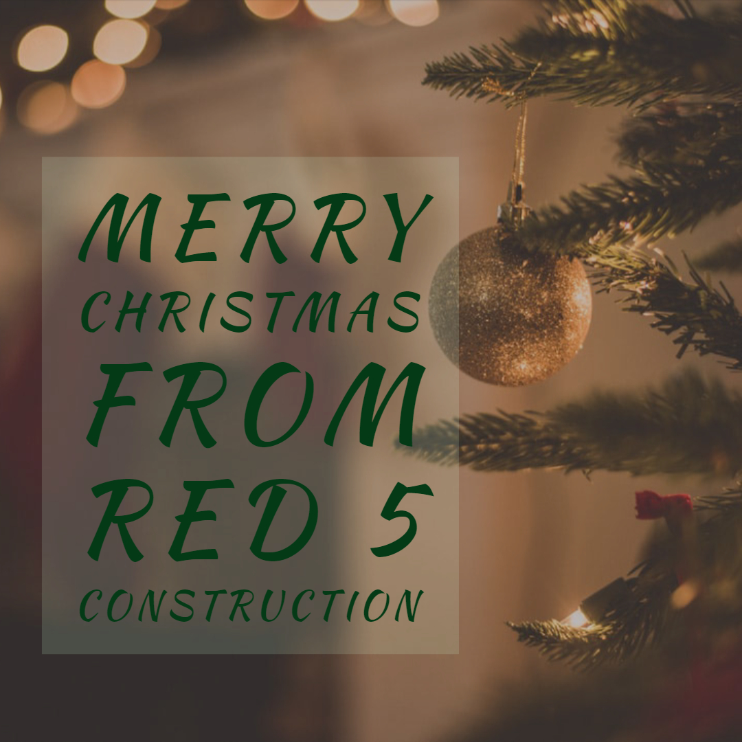 Red5Const's tweet image. From our families to yours, we wish you a Very Merry Christmas!

#red5construction #Christmas2019