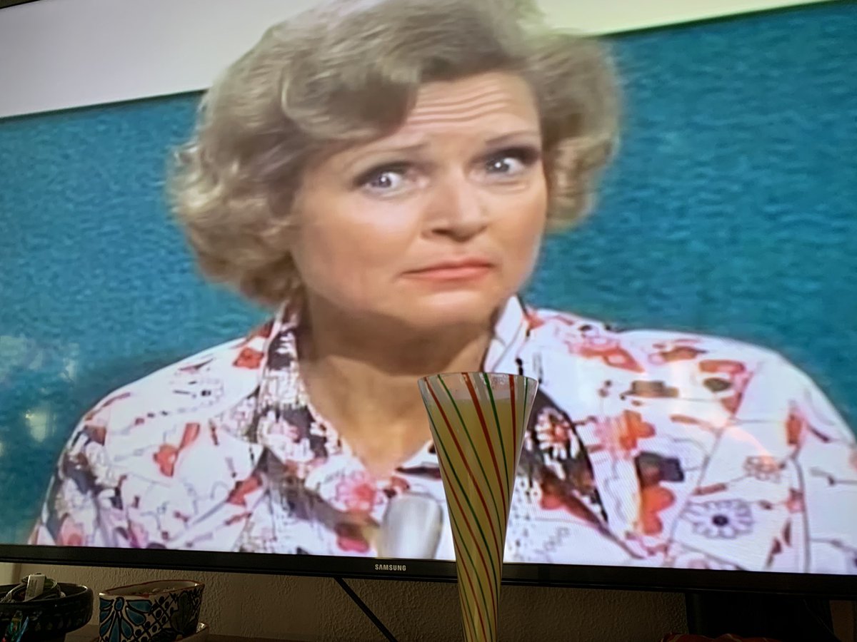 bshirley's tweet photo. Cream Cycle Mimosas and a Betty White Christmas #matchshow https://t.co/m0z1MhN0US
