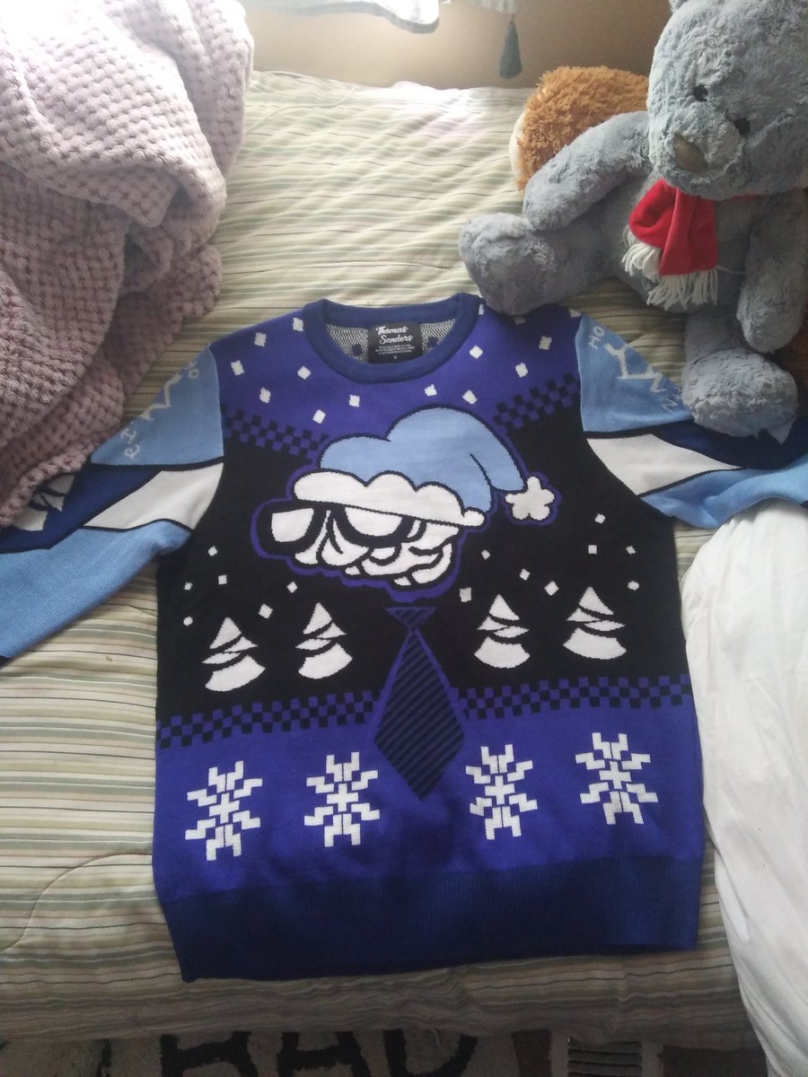_Sincerely_Bri_'s tweet photo. My sister told me to save this for last and when I tell you I screamed, I mean I screamed and cried. This year has been kinda up and down but this just made it go up again! A sweater from my favortie youtuber of my favorite character! Thank you @ThomasSanders ! #fanderfinds https://t.co/O68CgA71KU
