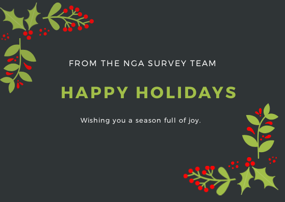 NGASurvey's tweet photo. Happy Holidays Everyone! https://t.co/8nJYtMIWw7