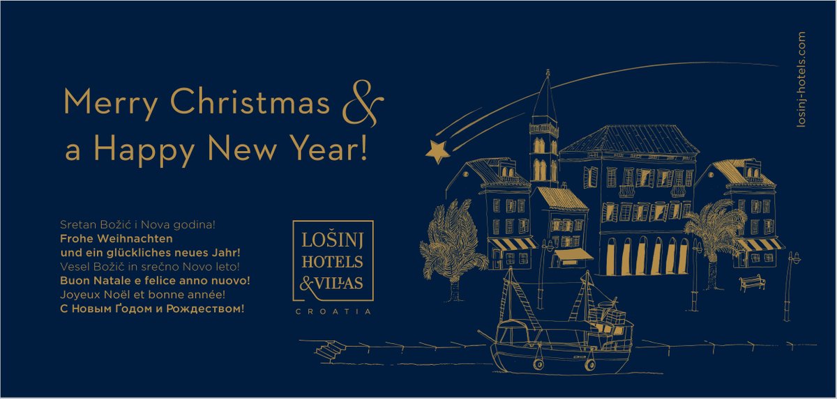 Best wishes from all the team at Lošinj Hotels &amp; Villas!  We wish you a fun filled holiday season with friends and family. 
#merrychristmas #happynewyear #losinjhotels #croatia